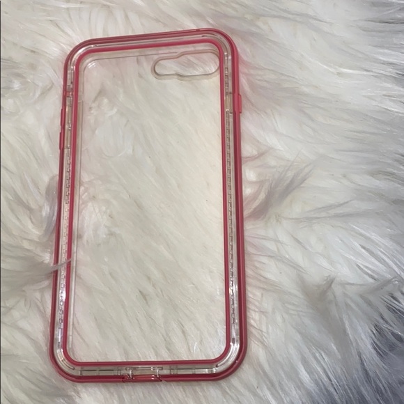 Pink Lifeproof NEXT IPhone 8 Plus phone case